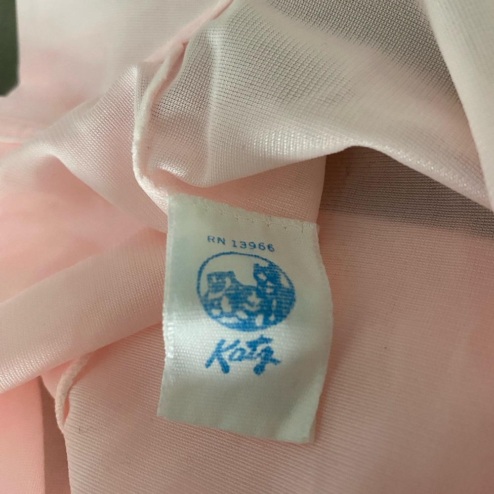 Vintage Pink S Delicate Embroidered sleeve Cottagecore feminine - Picture 9 of 13
